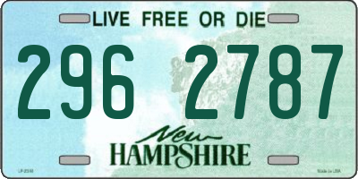 NH license plate 2962787