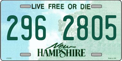 NH license plate 2962805
