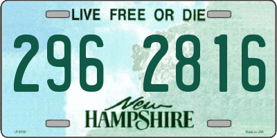 NH license plate 2962816