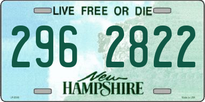 NH license plate 2962822