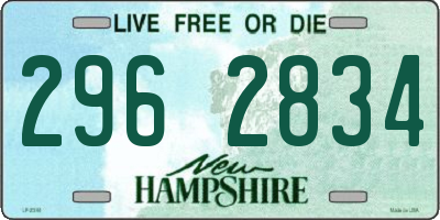 NH license plate 2962834