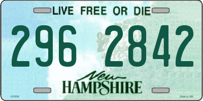 NH license plate 2962842