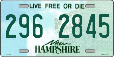 NH license plate 2962845