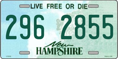 NH license plate 2962855
