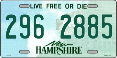 NH license plate 2962885