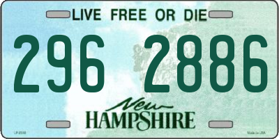 NH license plate 2962886