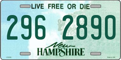 NH license plate 2962890