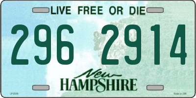NH license plate 2962914