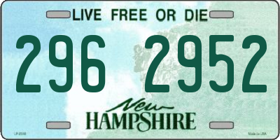 NH license plate 2962952