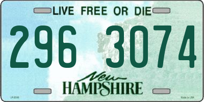 NH license plate 2963074