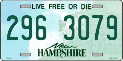 NH license plate 2963079