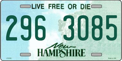 NH license plate 2963085