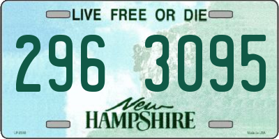 NH license plate 2963095