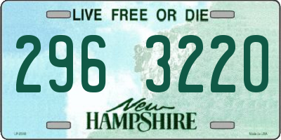 NH license plate 2963220