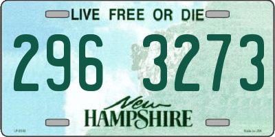 NH license plate 2963273