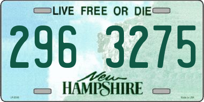 NH license plate 2963275