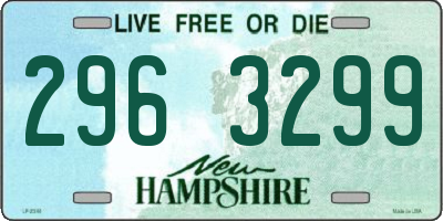 NH license plate 2963299