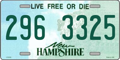 NH license plate 2963325