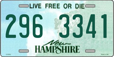 NH license plate 2963341