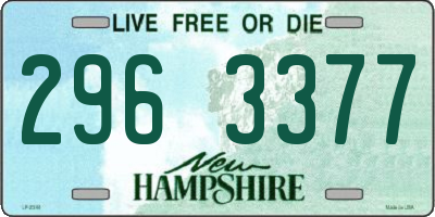 NH license plate 2963377