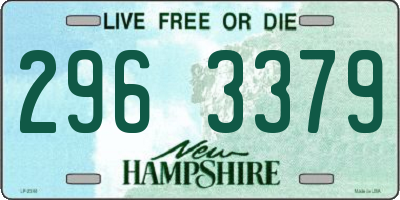 NH license plate 2963379