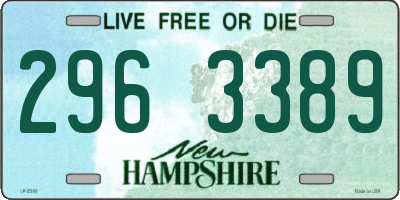 NH license plate 2963389