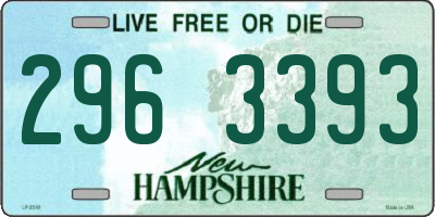 NH license plate 2963393