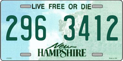 NH license plate 2963412