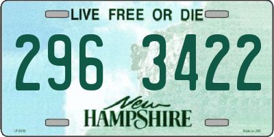 NH license plate 2963422