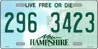 NH license plate 2963423