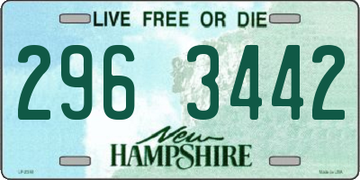 NH license plate 2963442