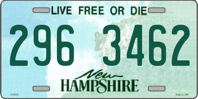 NH license plate 2963462