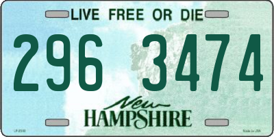 NH license plate 2963474
