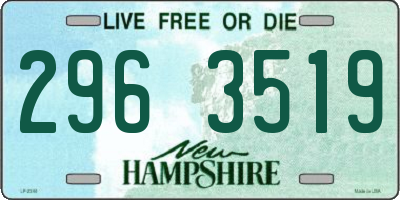 NH license plate 2963519