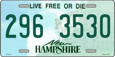 NH license plate 2963530