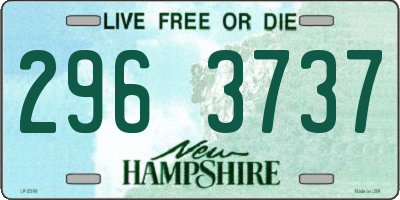 NH license plate 2963737