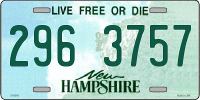 NH license plate 2963757