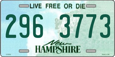 NH license plate 2963773