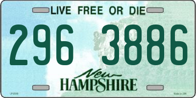 NH license plate 2963886