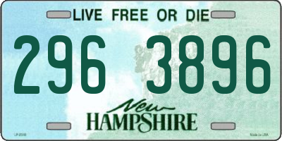 NH license plate 2963896