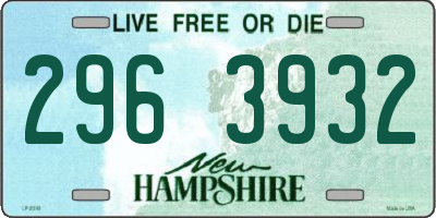 NH license plate 2963932