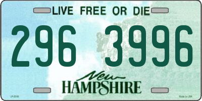 NH license plate 2963996