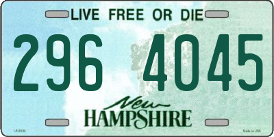 NH license plate 2964045