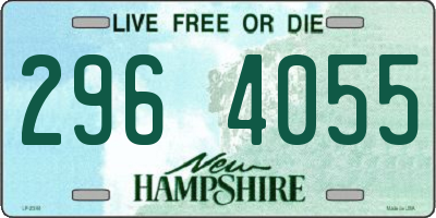 NH license plate 2964055