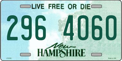 NH license plate 2964060