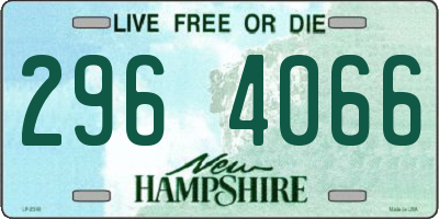 NH license plate 2964066
