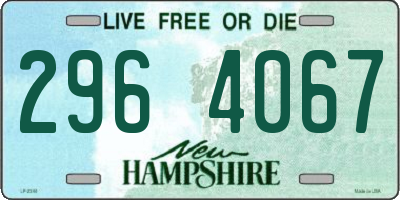 NH license plate 2964067