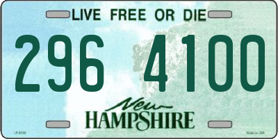 NH license plate 2964100