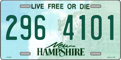 NH license plate 2964101