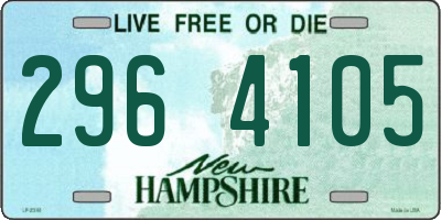 NH license plate 2964105